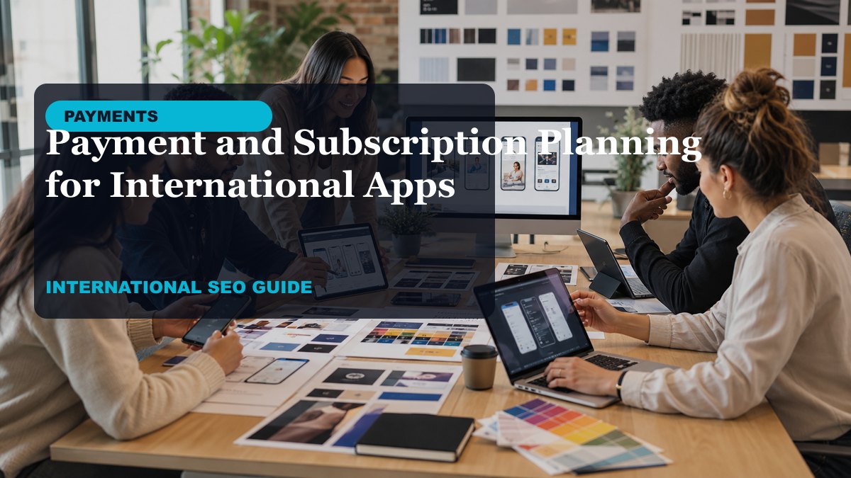 Payment and Subscription Planning for International Apps